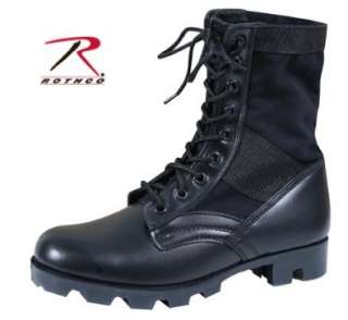  Ultra Force Black Jungle Boots with Synthetic Material in 