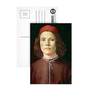 Young Man, c.1480 85 (tempera & oil on panel) by Sandro Botticelli 