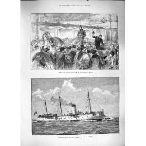  1889 GENERAL BOULANGER CHARING CROSS CONDOR FRENCH SHIP 