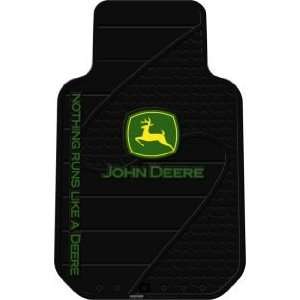  John Deere Logo Trim To Fit Molded Floor Mats   Set of 2 