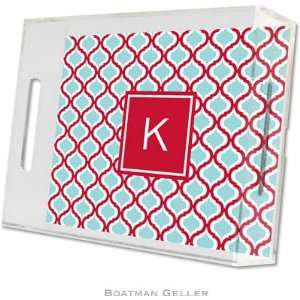  Boatman Geller Lucite Trays   Kate Red & Teal (Small   Pre 