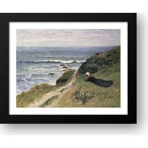  Young Breton Girl Stretching Out on the Cliffs, Toulhors 