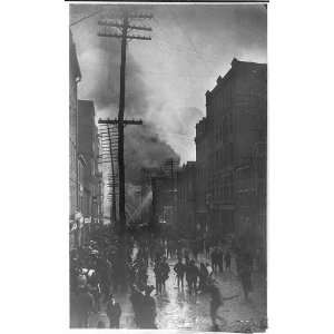 Fire of 1904,Hurst Building 15 minutes after alarm,Baltimore,Maryland 