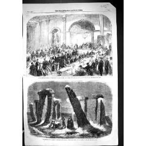  1859 Stonehenge Borgia Ring Adelphi Theatre Dinner London 
