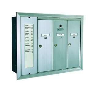  Vertical Mailboxes with Directories in Anodized Aluminum 