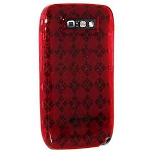  Amzer Luxe Argyle Skin Case for Nokia E71/E71x   Red Cell 