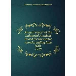 Annual report of the Industrial Accident Board for the twelve months 