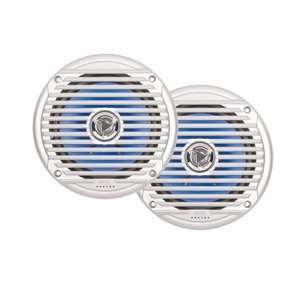  6 1/2 Coaxial Silver Marine Speakers Automotive