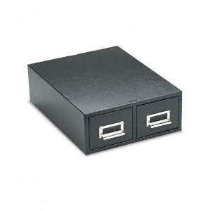  Buddy Products  Steel Double Drawer Card Cabinet Holds 