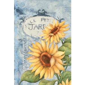  Le Jardin Sunflower Susan Winget Lined Hardcover Journal 