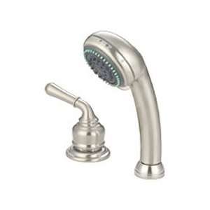  Brushed Nickel Bathtub Tub Hand Held Shower Faucet Set 