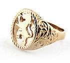 10K solid gold Lion Rampant ring cutom made very unique items in The 
