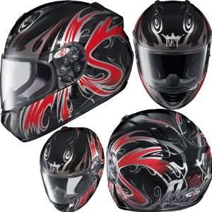  Joe Rocket RKT 201 Gothic Full Face Motorcycle Helmet XX 