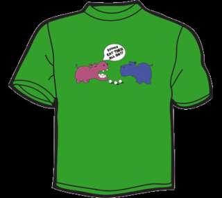 HUNGRY HIPPOS T Shirt WOMENS funny vintage 80s retro  
