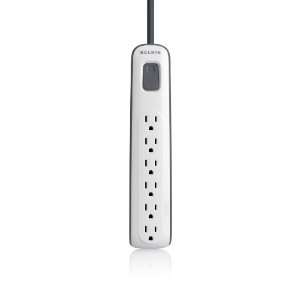  Belkin BV106000 2.5 6 Outlet Surge Protector with 2.5ft 