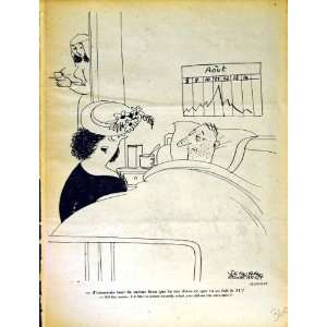  LE RIRE (THE LAUGH) FRENCH HUMOR MAGAZINE HOSPITAL BED 