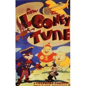 New Looney Tune Movie Poster (11 x 17 Inches   28cm x 44cm) (1934 