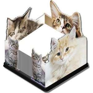    Lazer Acrylic Note Holder   Kitty Cat edition