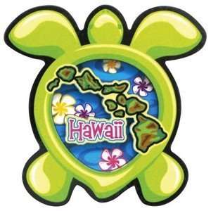  Hawaiian 3D Magnet Turtle Island Chain