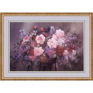  Floral Masterpiece by Victor Santos   Framed Artwork 