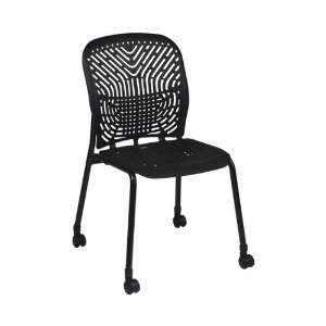  Spaceflex Visitor Chair W/ Casters 2 Pk., Office Star 801 