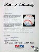 500 Homerun Signed Baseball HANK AARON WILLIE MAYS PSA  