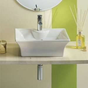   Art.8006 Tango Above Counter Bathroom Sink in Whit