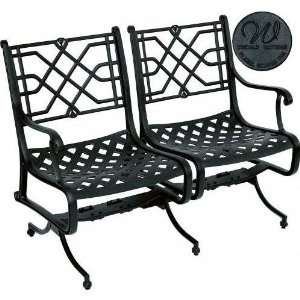  Windham Castings Abbey Spring Settee Frame Only, Coal 