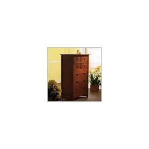  Brook Hollow 5 Drawer Jewelry Chest in Rich Tobacco Finish 