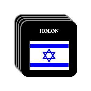  Israel   HOLON Set of 4 Mini Mousepad Coasters 