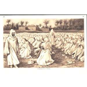  Mohammedans At Prayer Drawing By J Mcfarlane