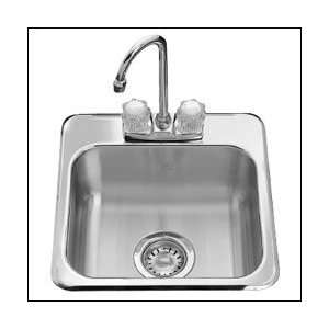 Kindred Topmount Specialty Kitchen Sink S1515/60ML/2 Mirror/Lustre 