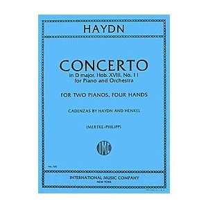  Concerto in D major, Hob. XVIII No. 11 for Piano 