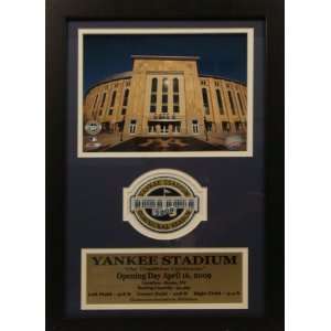 2009 Yankee Stadium STD Patch Frame 