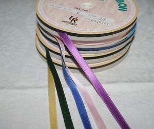 Metre Pure Silk Double Sided Satin Ribbon   6mm  