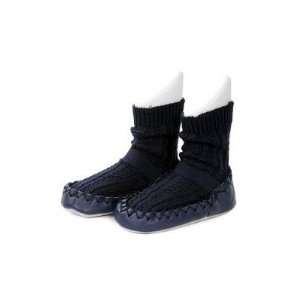  NOWALI MOCCASINS WITH SOFT SOLE INFANT/TODDLER BLACK SIZE 