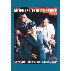  Mobilize for Defense 20x30 Canvas