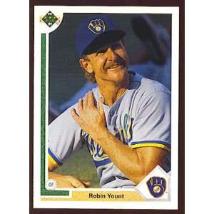 1991 Upper Deck #344 Robin Yount   Milwaukee Brewers  