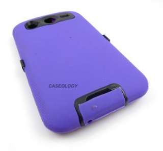 PURPLE IMPACT PHONE COVER HARD CASE AT&T HTC INSPIRE 4G  