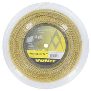  Volkl Synthetic Gut 15L Gold Reel Tennis String Sports 