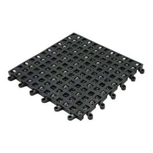   18 ErgoDeck Open Grid with GritWorks 80 Durometer 18 x 18 Tile Black