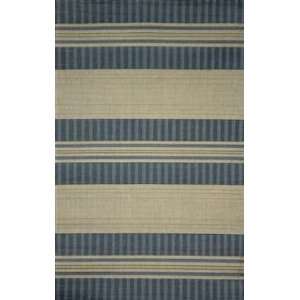  Trans Ocean Tropez Stripe Blue Rug   1 11 x 2 11