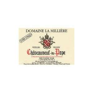 Domaine La Milliere Chateauneuf du Pape Vieilles Vignes (half bottle 