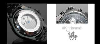AK Homme◆ Black Men Automatical Mechanical Watch AK151  