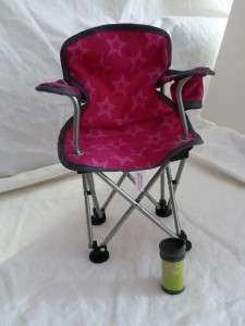 American Girl Retired Camp Chair and Cup  