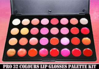 PRO 32 Colours Lip gloss Set Makeup Lipsticks palette  