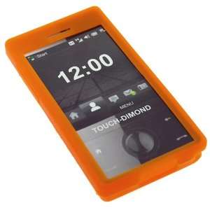  HTC Touch Diamond Orange Premium Silicon Skin Case [Office 
