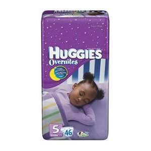  Huggies Overnites Diapers 46 pk.   5 Baby