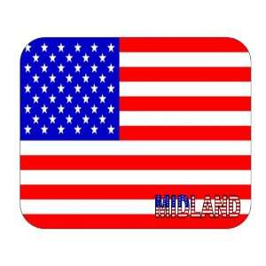  US Flag   Midland, Texas (TX) Mouse Pad 