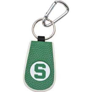  Michigan State Spartans Team Color Basketball Keychain 